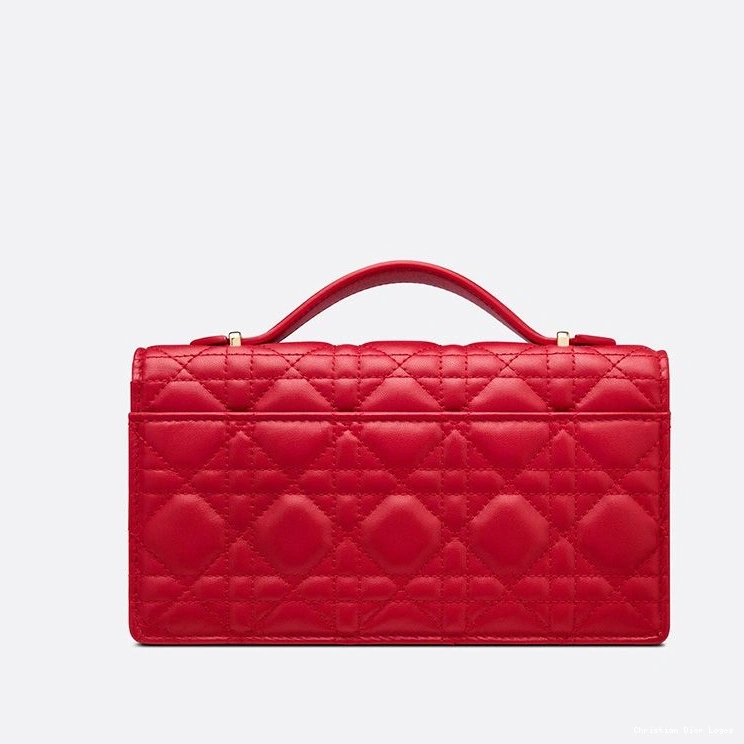 Cheap Bag Lambskin Handle Dior Red Cannage Mini Top Miss 0818 Luxury